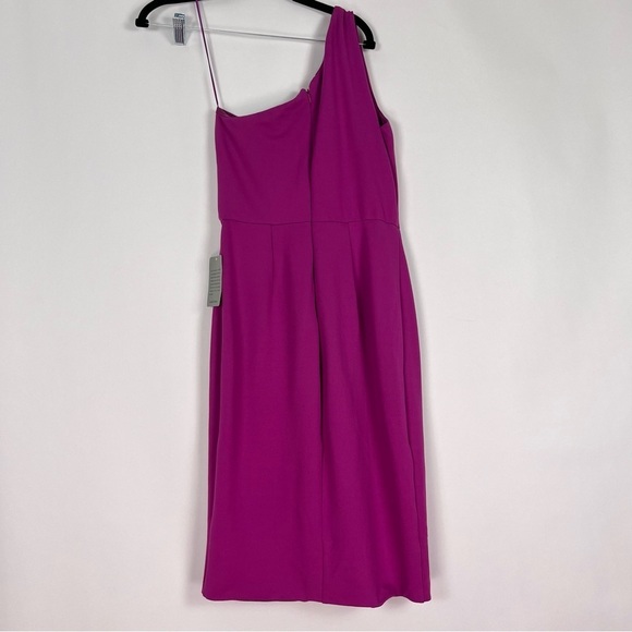 2/$30 Love by Design Purple Ariana One-Shoulder dress size medium NWT - Picture 3 of 6